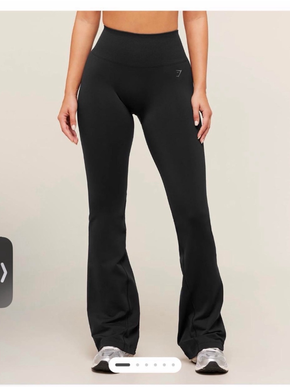 Gymshark Black Boot-Cut Flare Leggings